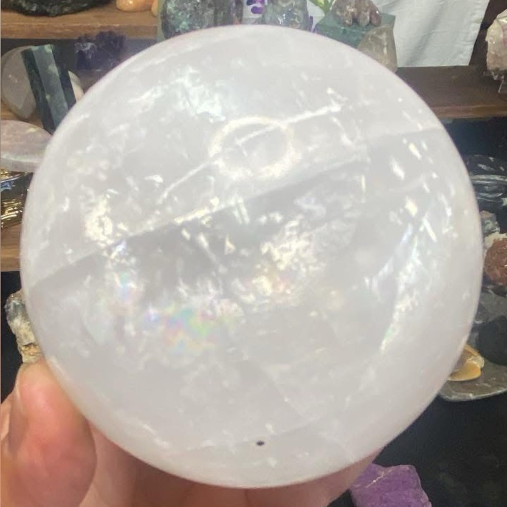 Big Polished Quartz Sphere
